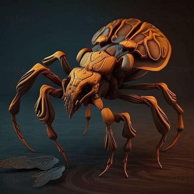 3D model Ixodes rasus (STL)